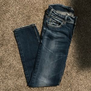 Silver Jeans, Suki ankle Slim, size 27